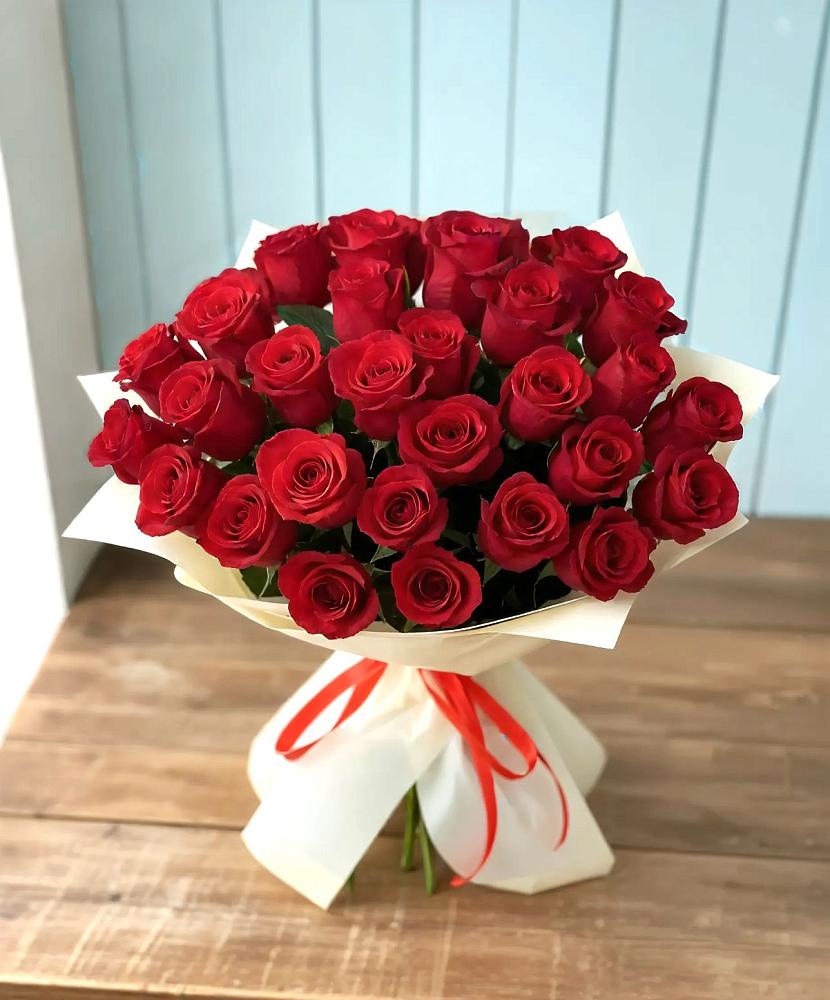 Букет 29 Красных роз в Белорецке