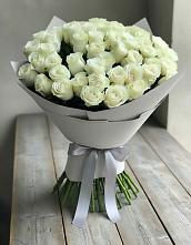 Букет 35 Белых роз в Белорецке