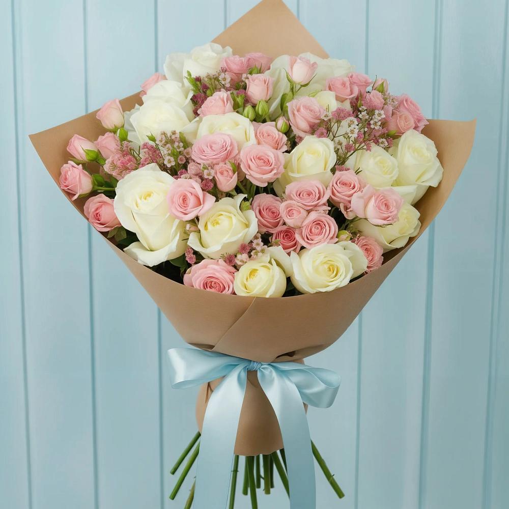 Букет цветов из: Розы в Белорецке