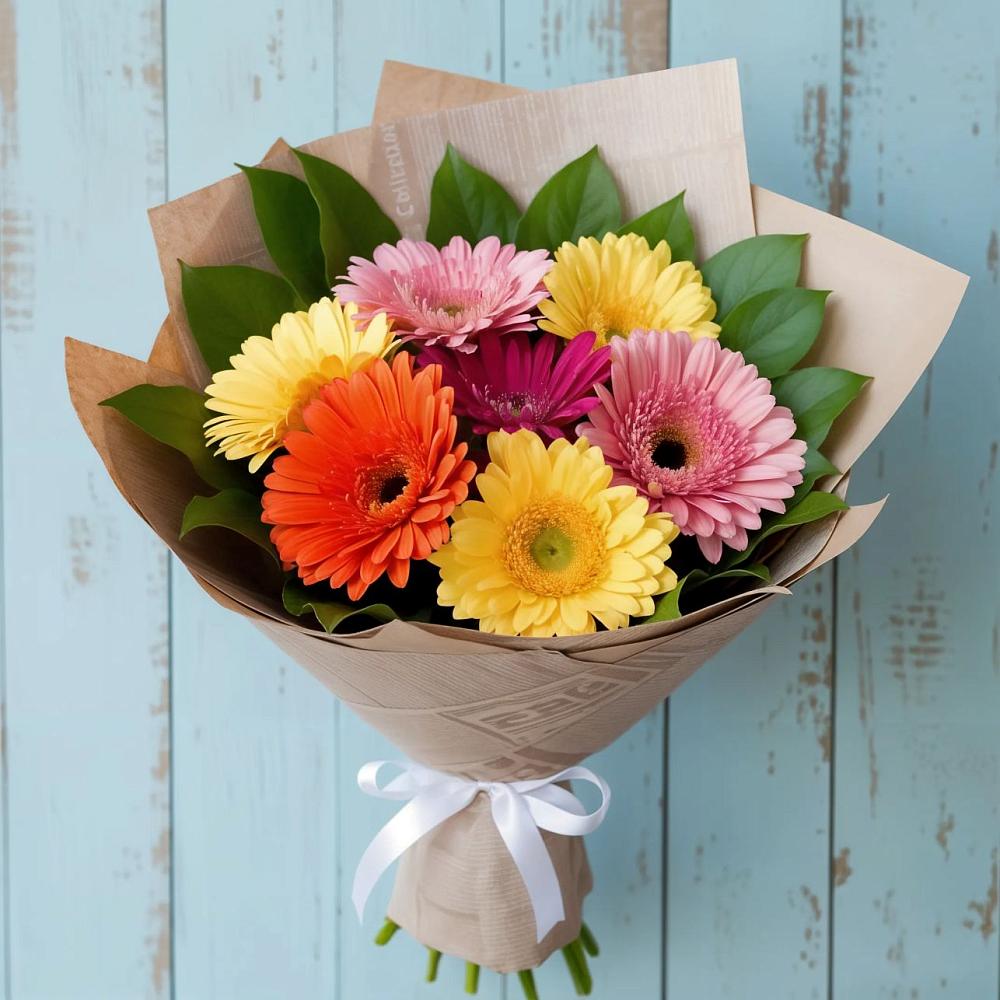 Букет цветов из: Герберы в Белорецке
