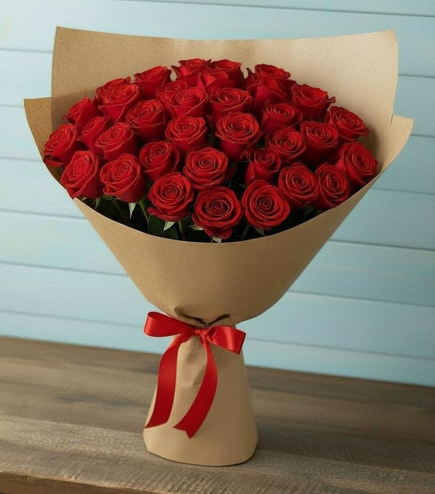 Букет Красные розы Милано в Белорецке