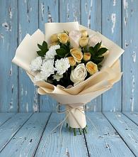 Букет цветов из:  Розы и Хризантемы в Белорецке