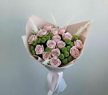 Букет цветов из:  Розы и Хризантемы #REPLACE_PRED# Белорецке