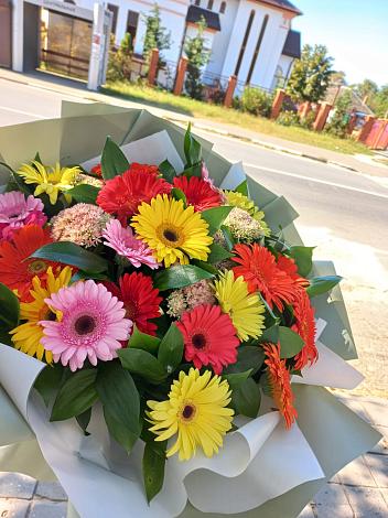 Букет цветов из: Герберы в Белорецке