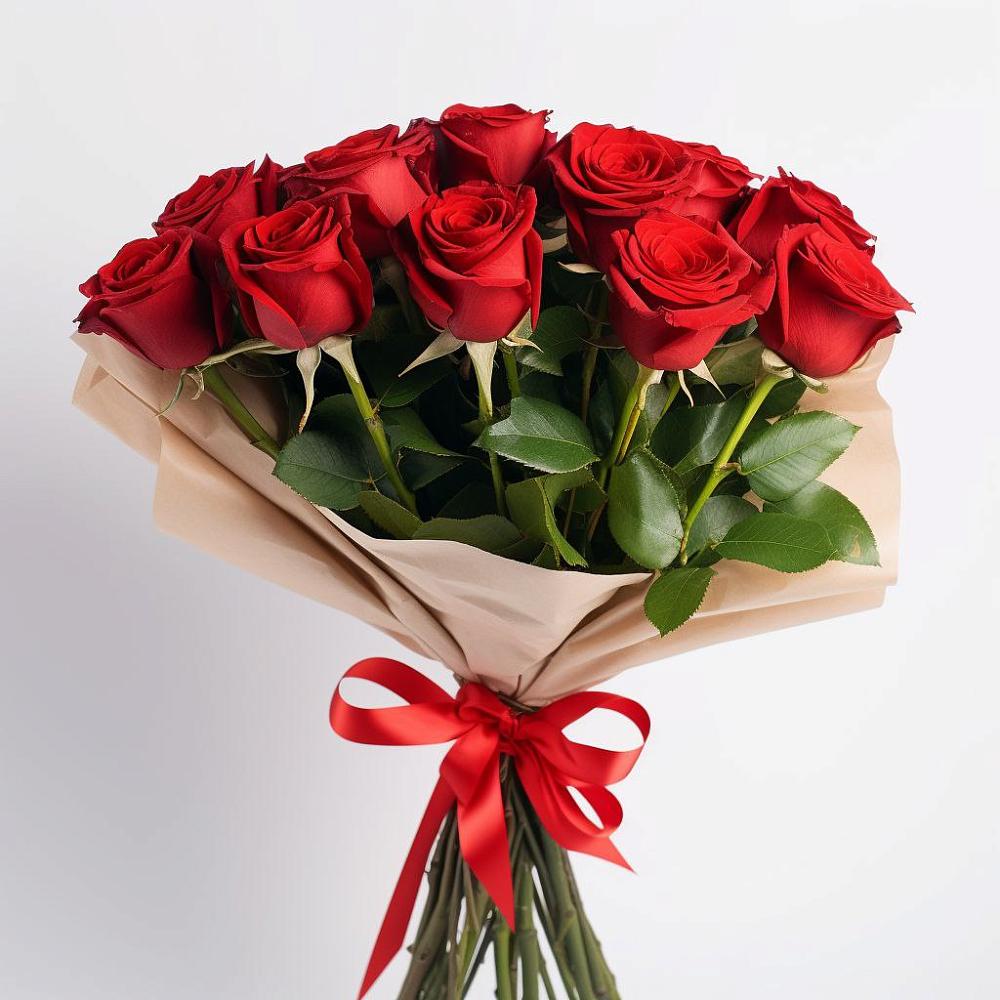 Букет 11 Красных роз Эдлесс Лав в Белорецке